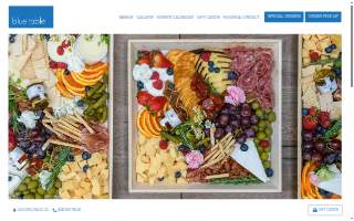 Blue Table website