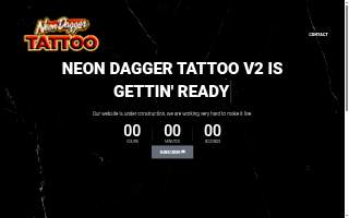 Neon Dagger Tattoo of Agoura Hills website