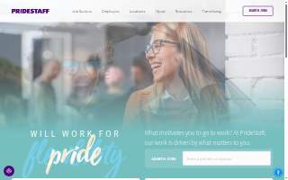 PrideStaff of Las Vegas website