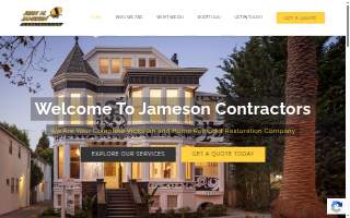 Jameson Contractors website