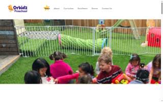 Orkidz Preschool website