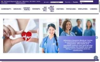 Alhambra Hospital Medical Center website