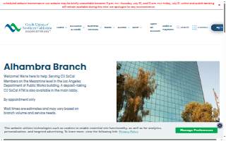 Credit Union of Southern California website