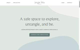 Jorgie Wu Therapy website