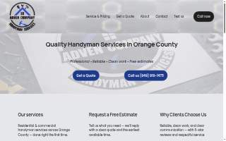 AdVen Handyman website