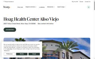 Hoag Medical Group Pediatrics - Aliso Viejo website