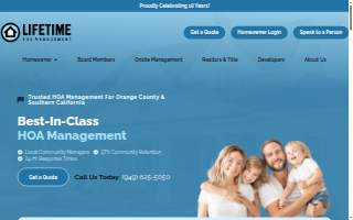 Lifetime HOA Management of Aliso Viejo website