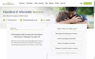 Olive Tree Mortuary of Aliso Viejo website