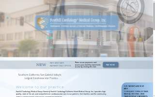 Foothill Cardiology Medical Group, Inc. website