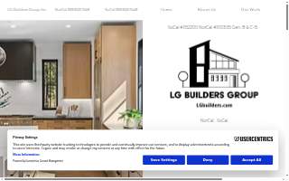 LG Builders Group website