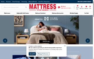 Mattress Store Pasadena of Altadena website