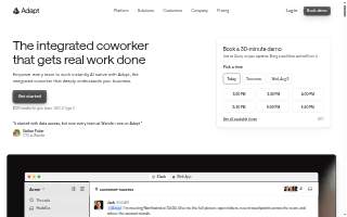 Adapt Real Estate website