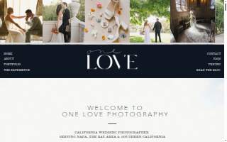 Napa Wedding Photographer website