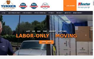 Turner Moving & Storage of American Canyon website