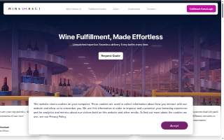 WineDirect Fulfillment American Canyon website