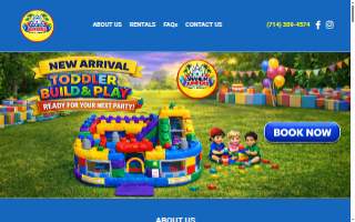 Anaheim Jumpers Party Rentals website