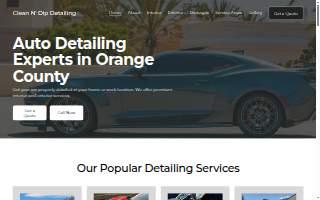 Clean N’ Dip Mobile Auto Detailing LLC website