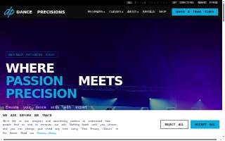 Dance Precisions Dance Studio website