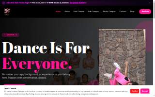 Destined to Dance Studio website