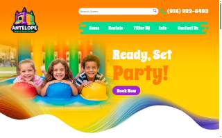 Antelope Bounce House Rentals website