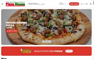 Antelope Pizza House website