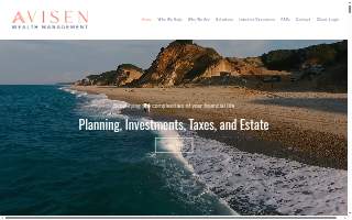 Avisen Wealth Management website