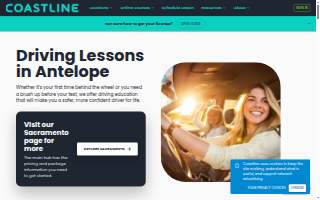 Coastline Academy Driving School - Sacramento of Antelope website