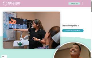 Watt Antelope Family Dentist website