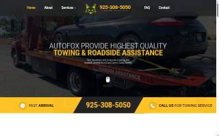 AutoFox Towing website