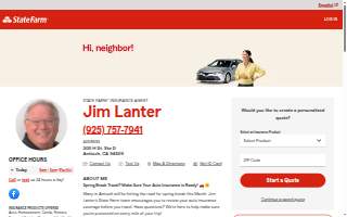 Jim Lanter - State Farm Insurance Agent website