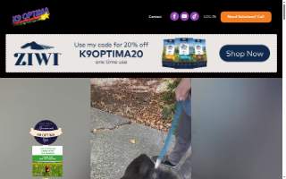 K9 Optima of Antioch website