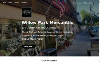 Willow Park Mercantile website