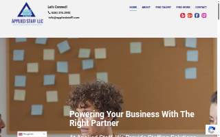 Applied Staff Employment Agency of Arcadia website