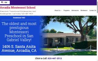 Arcadia Montessori School website