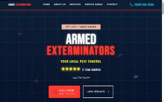 Armed Exterminators inc. of Arcadia website