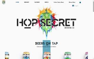 Hop Secret Brewing Company of Arcadia website