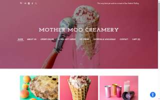 Mother Moo Creamery website