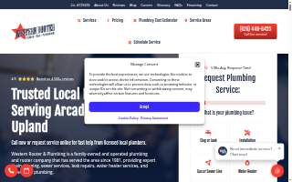 Western Rooter & Plumbing website