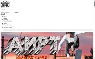 AMPT Skate Shop website