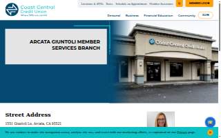 Coast Central Credit Union Giuntoli website