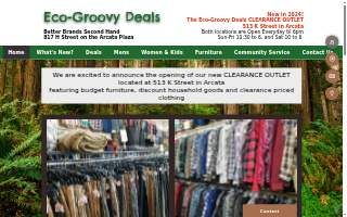Eco-Groovy Deals website