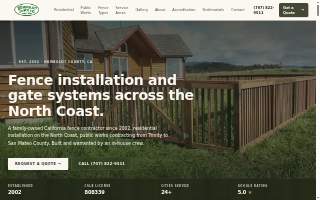 Humboldt Fence Company website