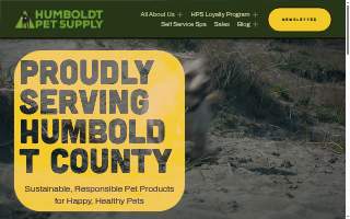 Humboldt Pet Supply website