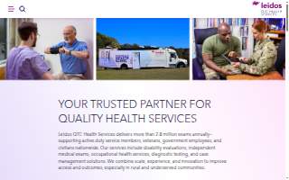 Leidos QTC Health Services of Arcata website