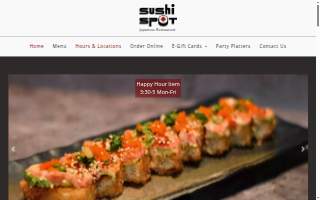 Sushi Spot Arcata website