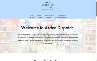 Arden Dispatch website