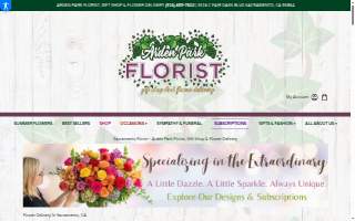 Arden Park Florist, Gift Shop & Flower Delivery of Arden-Arcade website
