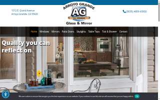 Arroyo Grande Glass & Mirror website