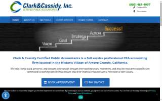 Clark & Cassidy, Inc. Certified Public Accountants website