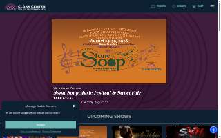 Clark Center for the Performing Arts website